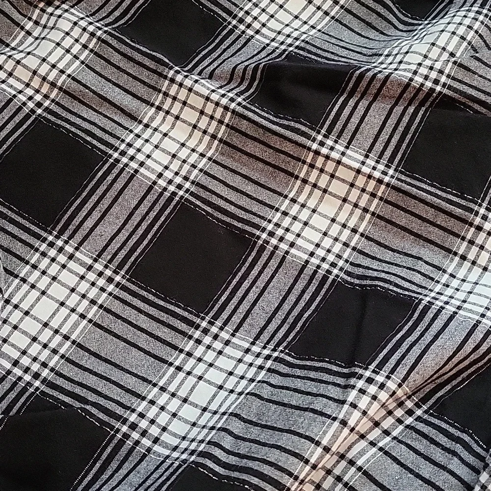 Axcess Lounge Pants XL Black White Silver Check